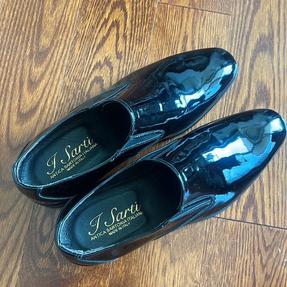 Never Worn I Sarti Mens Leather Shoes Size 42 - Picture 1 of 9
